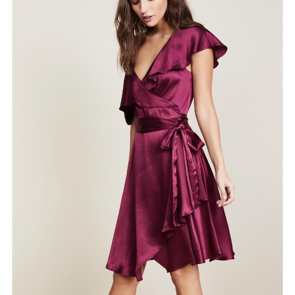 WAYF Asymmetrical Wrap Dress